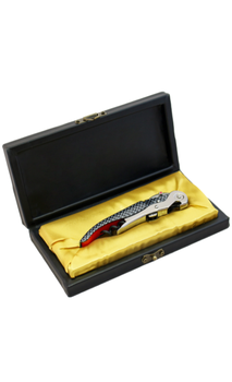 Saca-Rolha dois estágios Pulltex ClickCut especial (carbon effect)