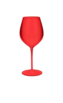 Taça Boccati Dom 580ml (vermelho translúcido)