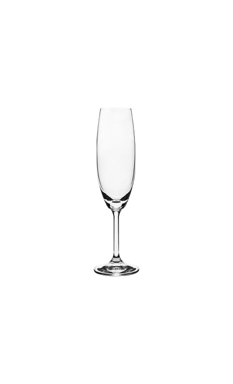 Taça de Cristal Titânio Bohemia para Espumante 220ml