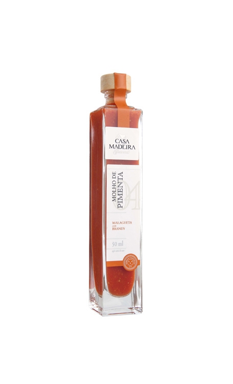 Molho de Pimenta Casa Madeira de Malagueta com Brandy 50ml