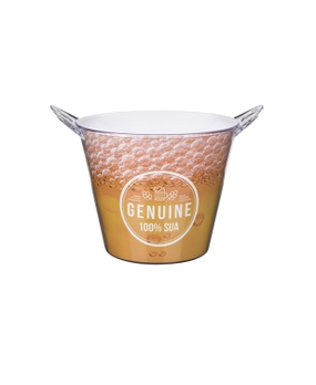 Balde Boccati Beer Duplo para 4 garrafas (branco)
