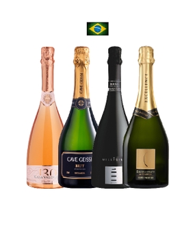 Combo Espumantes Premium Brasil (4 garrafas)