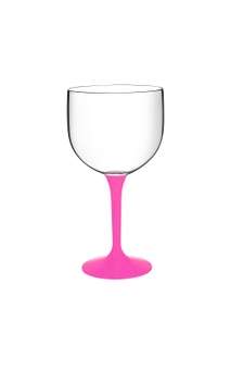 Taça para Gin Boccati 550ml (haste rosa)