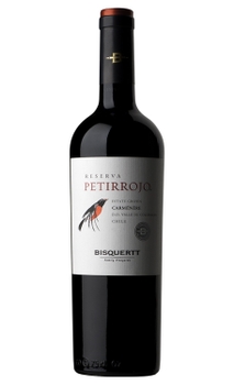 Vinho Bisquertt Petirrojo Reserva Carmenere 750ml