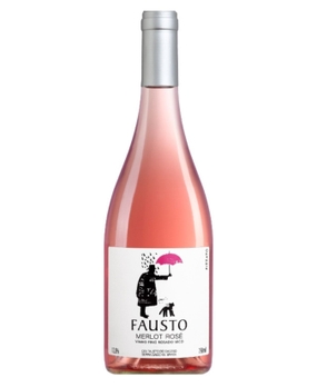 Vinho Pizzato Fausto Merlot Rosé 750ml