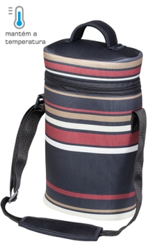 Maleta em Neoprene Boccati para 2 garrafas (estampada)