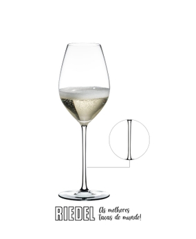 Taça Riedel Fatto a Mano Champagne (haste branca)