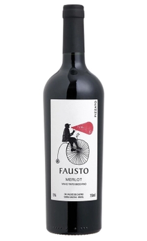 Vinho Pizzato Fausto Merlot 750ml
