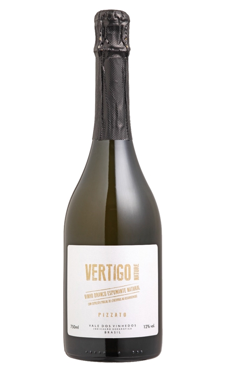 Espumante Pizzato Vertigo Nature Sur Lie Vale dos Vinhedos DO 750ml