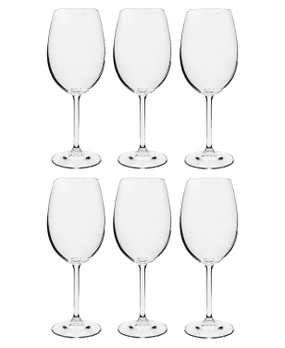Conjunto 6 Taças de Cristal Bohemia para Vinho 450ml