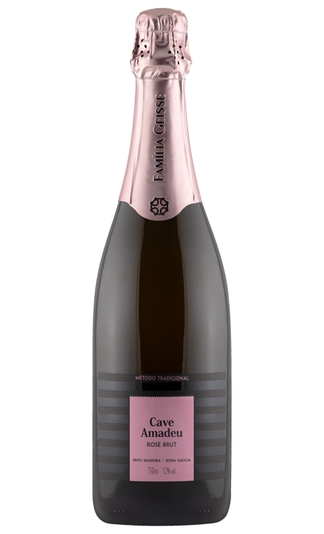 Espumante Família Geisse Cave Amadeu Rosé Brut 750ml