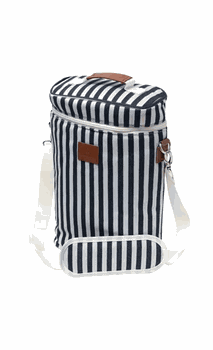 Maleta Termica Listrada P/ 2 Garrafas