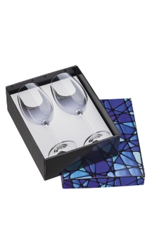 Conjunto 2 Taças de Cristal para Vinho 350ml