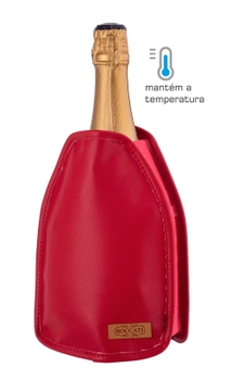 Cooler Térmico Boccati para vinhos e espumantes (vermelho)