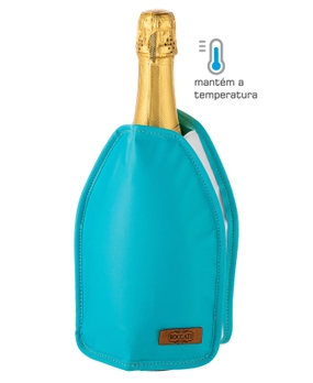 Cooler Térmico Boccati para vinhos e espumantes (azul claro)