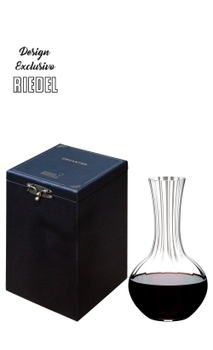 Decanter Riedel Performance Caixa de Madeira revestida em courino 