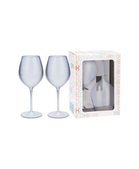 Conjunto 2 Taças para Vinho (azul cristal)