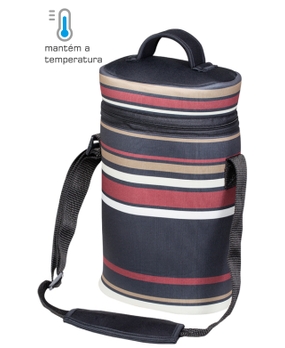 Maleta em Neoprene Boccati para 2 garrafas (estampada)