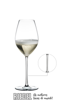 Taça Riedel Fatto a Mano Champagne (haste branca)