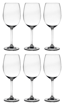 Conjunto 6 Taças de Cristal Bohemia para Vinho 350ml