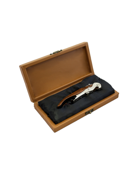 Saca Rolha Pulltex Clickcut Wood Transfer com Caixa em Courino 