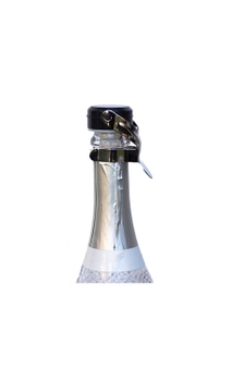 Tampa para espumante WAF em metal/plástico (preta)