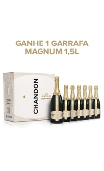 Espumante Chandon Brut Reserva Combo 6 garrafas 750ml + 1 garrafa 1,5L