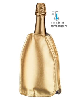 Cooler Térmico Boccati para vinhos e espumantes (dourado)