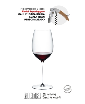  Taça Riedel Superleggero  Bordeaux Grand Cru