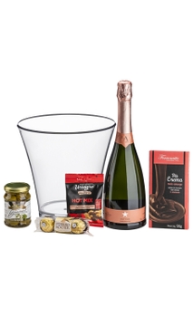 Champanheira com Espumante Luiz Argenta Jovem Brut Rosé