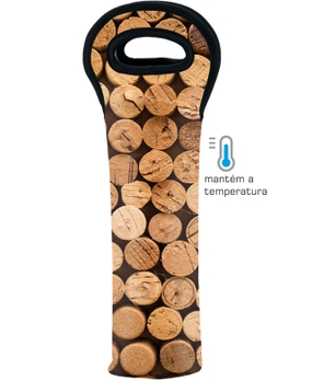 Porta Garrafa em Neoprene Boccati (Rolhas)
