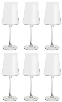 Conjunto 6 Taças de Cristal Ecológico Bohemia Xtra para Vinho Tinto 460ml