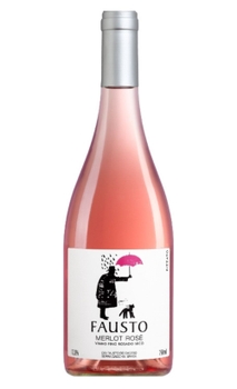 Vinho Pizzato Fausto Merlot Rosé 750ml