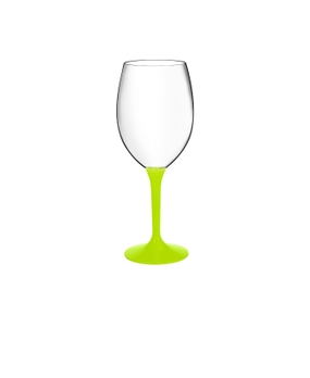 Taça Boccati Gala 560ml (haste verde neon)