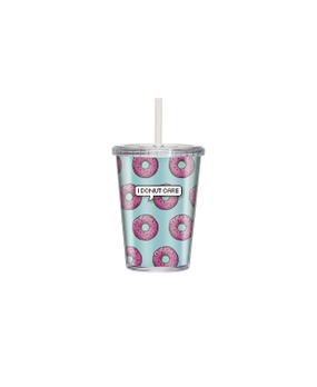 Copo Boccati Duplo 670ml com tampa e canudo (Donuts)
