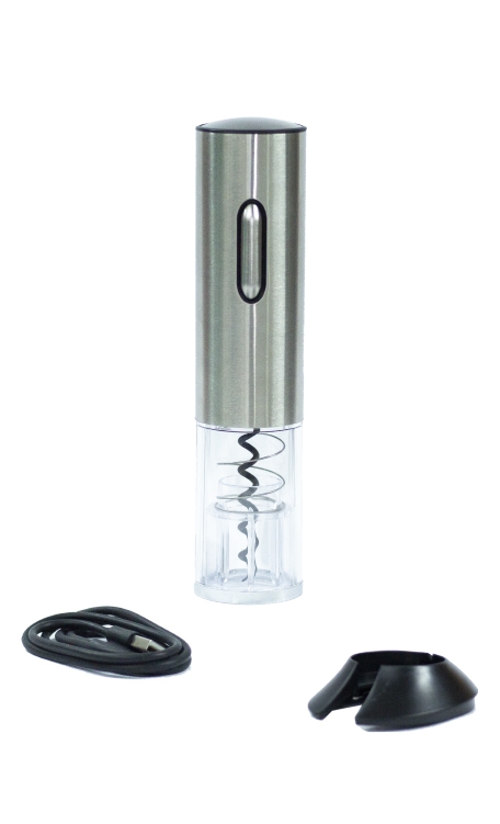 Saca-Rolha Elétrico com carregador USB