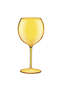 Taça para Gin Boccati 650ml (amarela translúcida)