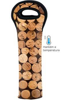 Porta Garrafa em Neoprene Boccati (Rolhas)