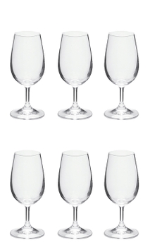 Conjunto 6 Taças de Cristal Titânio Bohemia para Degustação 210ml