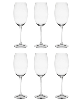 Conjunto 6 Taças de Cristal Titânio Bohemia para Espumante 300ml