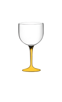 Taça para Gin Boccati 550ml (haste amarela translúcida)