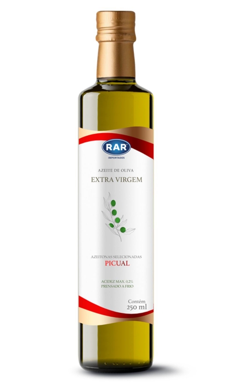 Azeite de Oliva Extra Virgem RAR Importados Picual 250ml