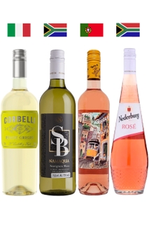 Combo Brancos e Rosés (4 garrafas)