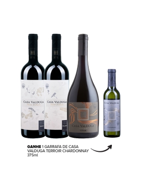 Combo Valduga Terroir (3 garrafas) + Chardonnay 375ml