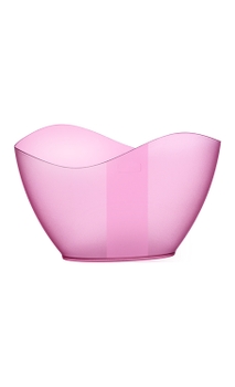 Champanheira Boccati Oval Texturizada para 3 garrafas (rosa cristal)