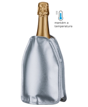Cooler Térmico Boccati para vinhos e espumantes (prata)