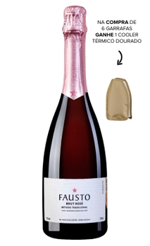 Espumante Pizzato Fausto Brut Rosé Tradicional 750ml
