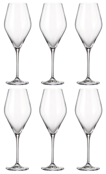 Conjunto 6 Taças de Cristal Ecológico Bohemia Loxia para Água 510ml