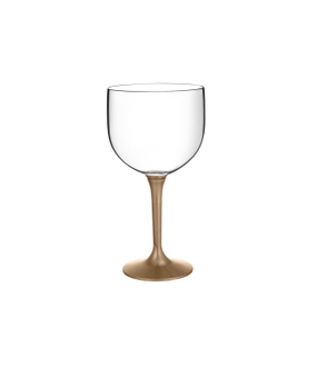 Taca Taça para Gin Boccati 550ml (haste dourada marmorizada)