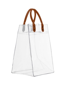 Ice Bag Boccati para 3 garrafas (alça de courino marrom)